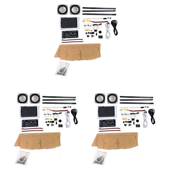 3X Dual-Channel Multi-Function Bluetooth Audio Assembly DIY Electronic Kit MP3 Speaker Welding Parts