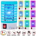 3X Electric Plug in Mosquito killer UV Lamp Zapper Night Indoor Fly Bug LED Trap