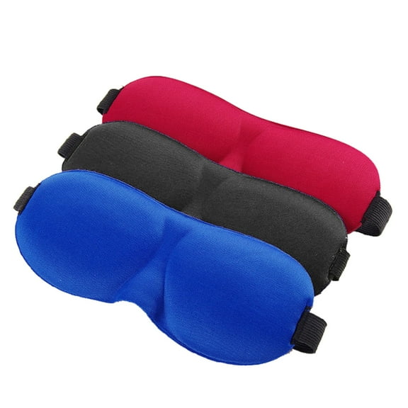 3X Eye Mask Clearance! Vikudy, 3Pcs Shading Sleep Eye to Sleep an Eye Ms Man Sleeping Eye Breathable Protective Eyewear Beauty Tools Clearance Sale Black
