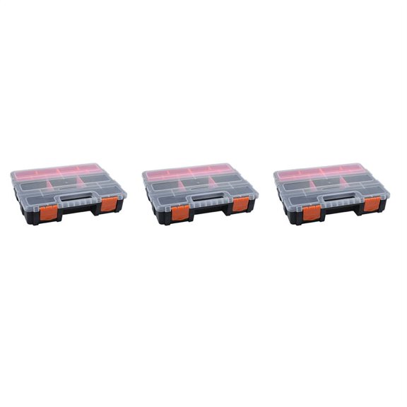 3X F-290 Portable Plastic Tool Parts Box Storage Box Electronic Component Box Compartment Box Material Box