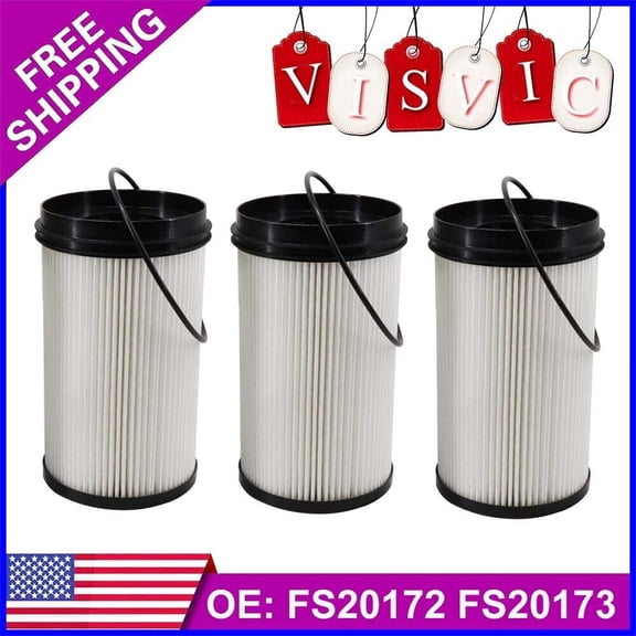 3X FS20172 Fuel Filter Fit For Peterbilt Kenworth K37-1012 K37-1011 K37-1029