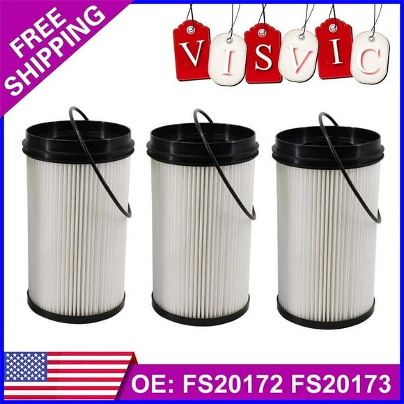 3X FS20172 Fuel Filter Fit For Peterbilt Kenworth K37-1012 K37-1011 K37-1029