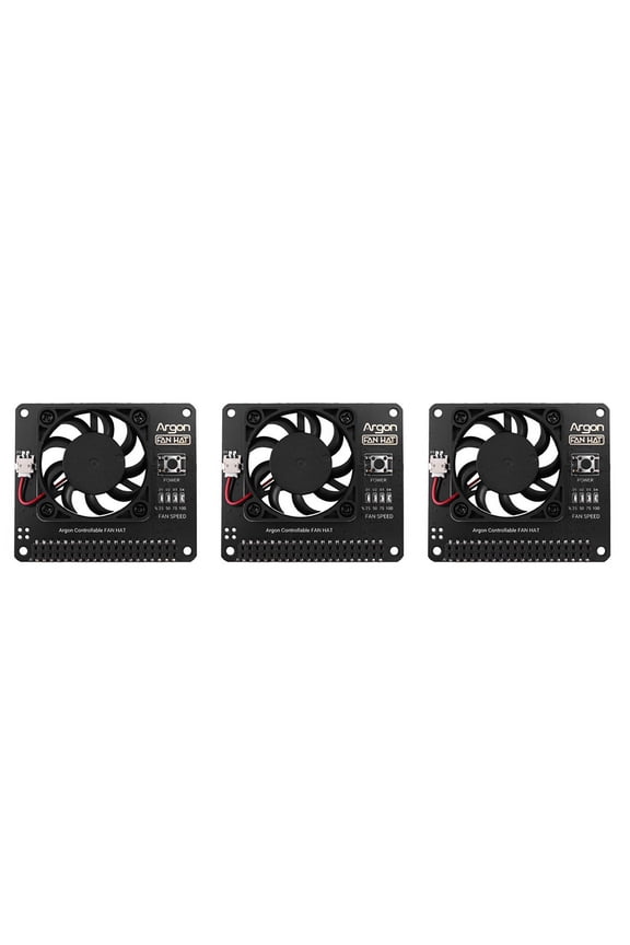 3X  Fan HAT for  4/ 3 Cooling Fan with Software Adjustable Speed / 40mm Big Fan for Raspberry Pi4
