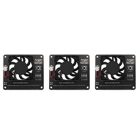 3X Fan HAT for 4/ 3 Cooling Fan with Software Adjustable Speed / 40mm Big Fan for Raspberry Pi4