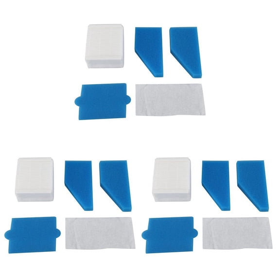 3X Filter Set Suitable for Vacuum Cleaners Aqua + Multi Clean X8 Parquet, Aqua + Pet & Family