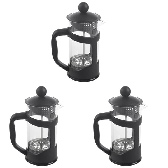 3X French Coffee Maker Small French Perfect for Morning Coffee Maximum Flavor Coffee Brewer with Filtration