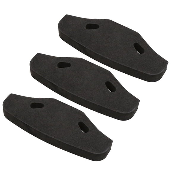 3X Front Bumper Sponge Foam for -01 -02 TT01 TT02 1/10 RC Car Upgrade Parts Spare Accessories,Black