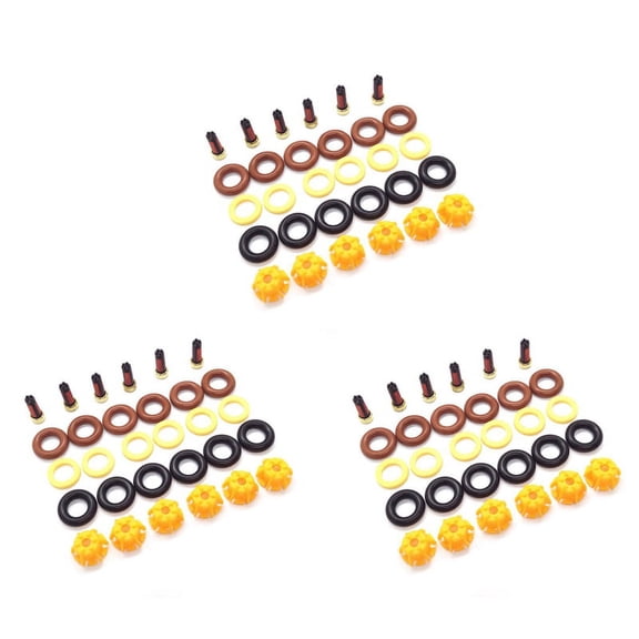 3X Fuel Injector Repair Kit 0280150440 13641703819 for - E60 E39 520I 523I Car Replacement AY-RK004,3 * Fuel Injector Repair Kit set,Photo Color
