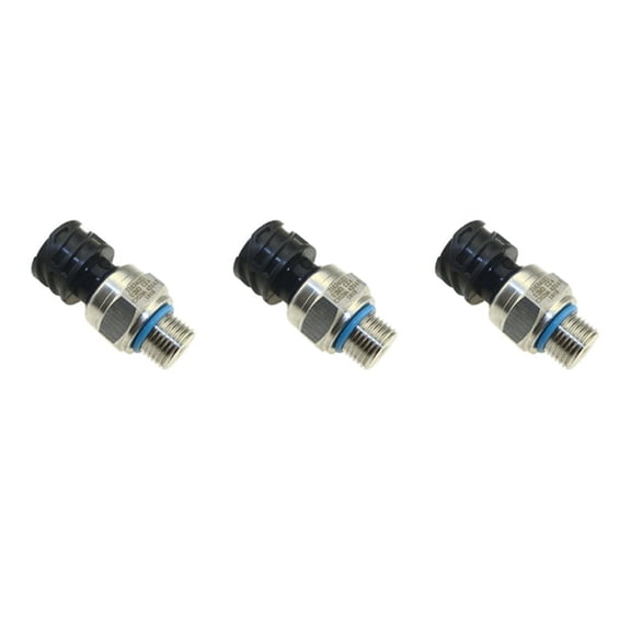 3X Fuel Oil Pressure Sensor Switch for Penat Truck D12 D13 21634021,3 x Fuel Pressure Sensor,Black & silver