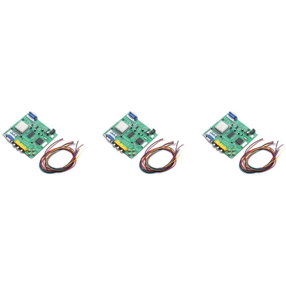 3X GBS8200 CGA//YUV/RGB to VGA Output Arcade Jamma Game HD Video Converter Board Monitor to LCD GBS-8200