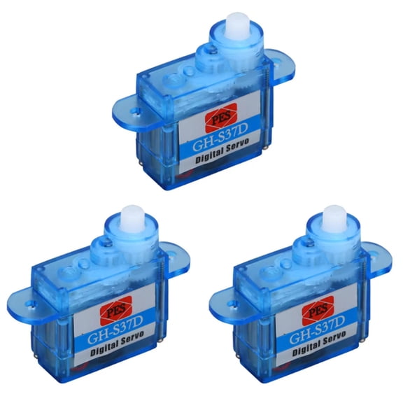 3X GH-S37D GH-S43D Servo Motor Digital 3.7g 4.3g Mini Micro-Servo for RC Airplane Helicopter Truck Boat Car Robot
