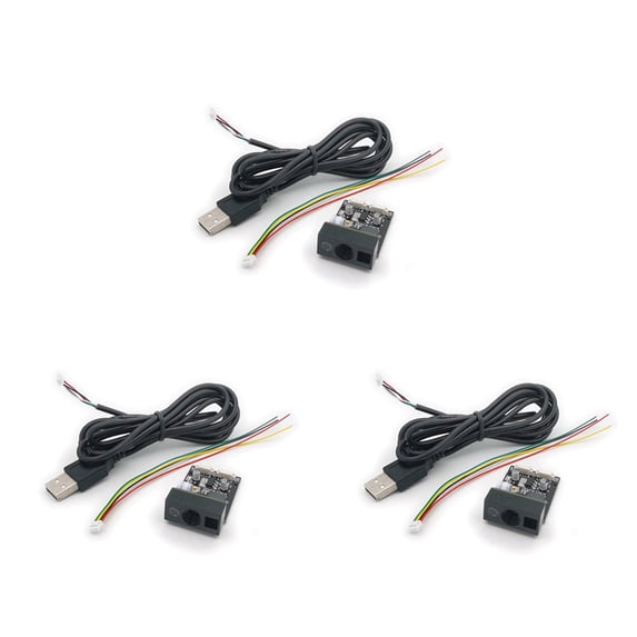 3X GM865 1D 2D Barcode Scanner USB TTL Bar Code Reader QR Code Module CMOS with Cable for Bus Supermarket ,Near -Lens
