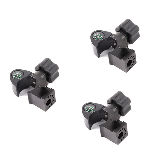 3X GPS Range Pole Cradle Bracket for Trimble Handheld Open Data Collector with Compass Quick Release Pole Clamp, A