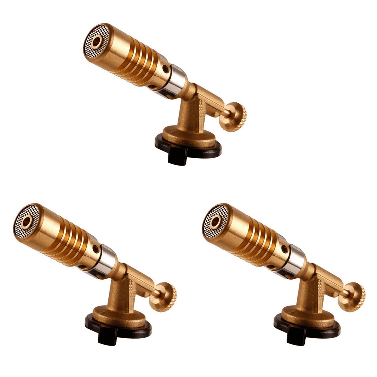 3X Gas Burner Welding Torch Portable Gas Torch Blowtorch Copper High