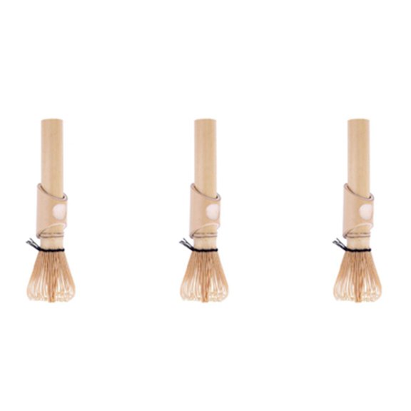 3X Green Tea Matcha Whisk Bamboo Chasen Whisk Matcha Tea Powder Professional Tea Ceremony Bamboo Brush Kitchen Tool