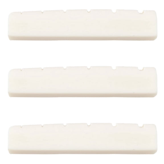 3X Guitar Guitar Bridge Bone Bone Nut Saddle Acoustic Bridge Saddle,3x Guitar Nut bone,
