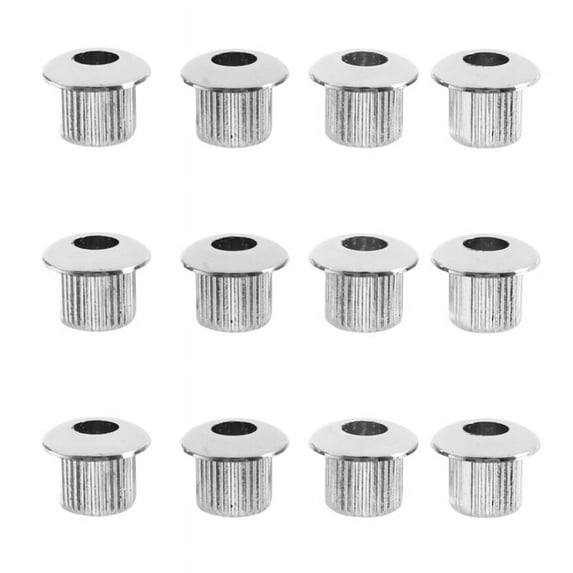 3X Guitar Tuner Conversion Bushings Adapter Ferrules Nickel Plating with Nice Plastic Shell for 10mm Peghead Holes