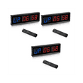 3X Gym Timer,LED Interval Timer Digital Countdown Wall Mounted Clock