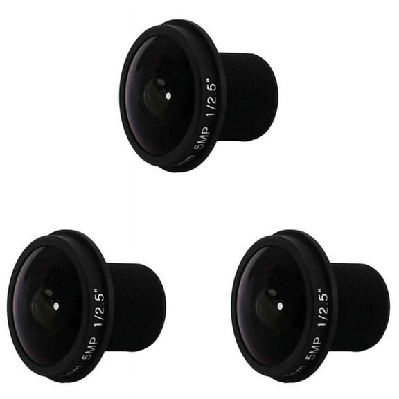 3X HD Fisheye Cctv Lens 5MP 1.8mm M12X0.5 Mount 1/2.5 F2.0 180 Degree for Video Surveillance Camera Cctv Lenses