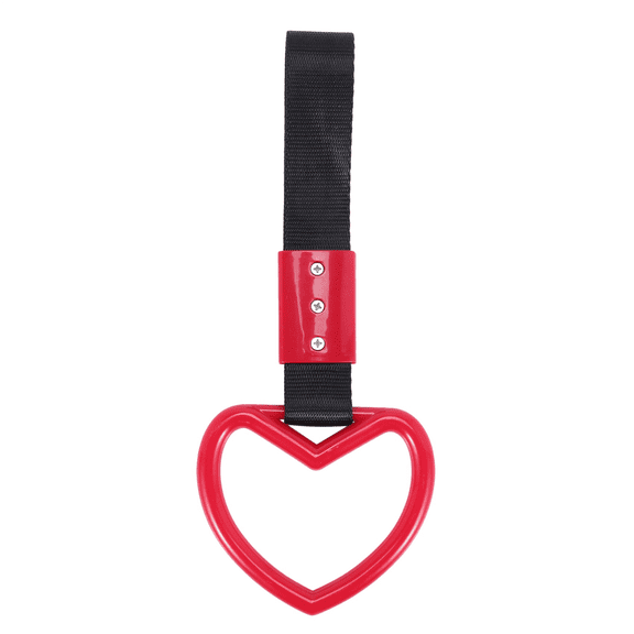 3X Heart Jdm Tsurikawa Ring for Subway Train Bus Handle Strap Charm Drift Universal