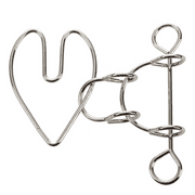 3X Heartbreak Wire Brain Teaser Metal Puzzle