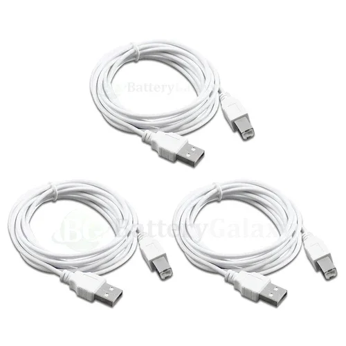 3X Hot! 10Ft Usb 2.0 A To B High Speed Printer Scanner Cable Cord New