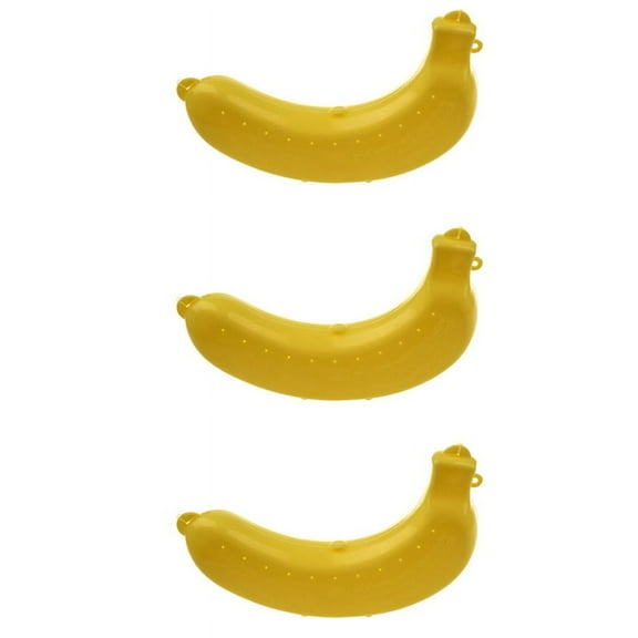 3X Hot Banana Protective Storage Box, Banana Outdoor Box, Perfect Design.,3 x Banana Protector Box,Random