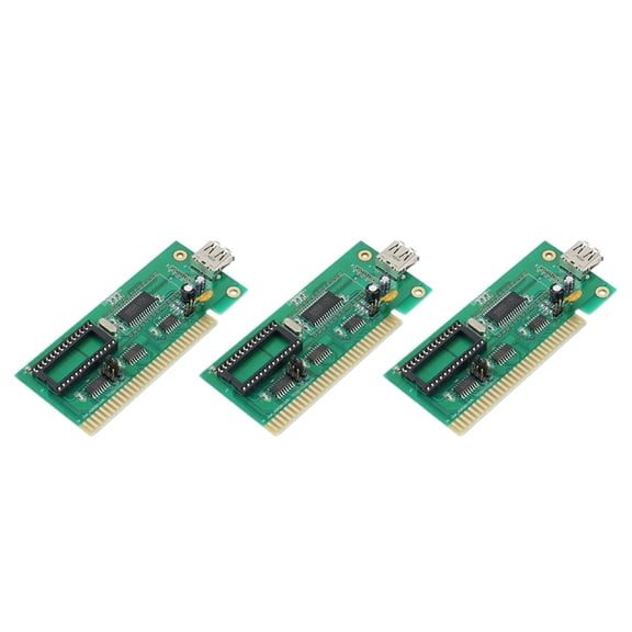 3X ISA to USB Adapter Board ISA Interface to USB Interface for Industrial Control,3 x ISA to USB Adapter Board,green