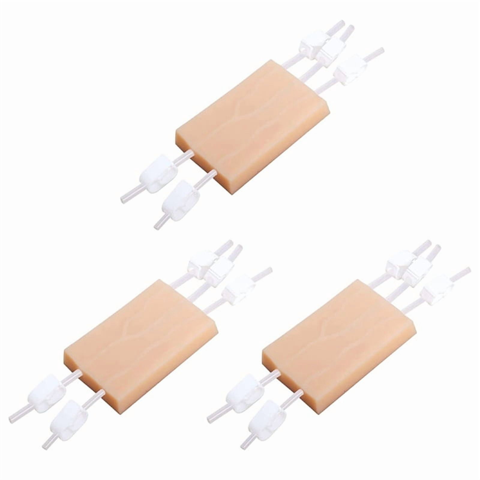 3X IV Injection Training Pad Model,Silicone Human Simulated Skin ...