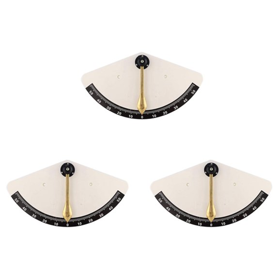 3X Inclinometer Marine Clinometer Level Inclinometer Angle Finder Instrument for Ships Boats Yachts RVs Nautical,3 x Inclinometer,White