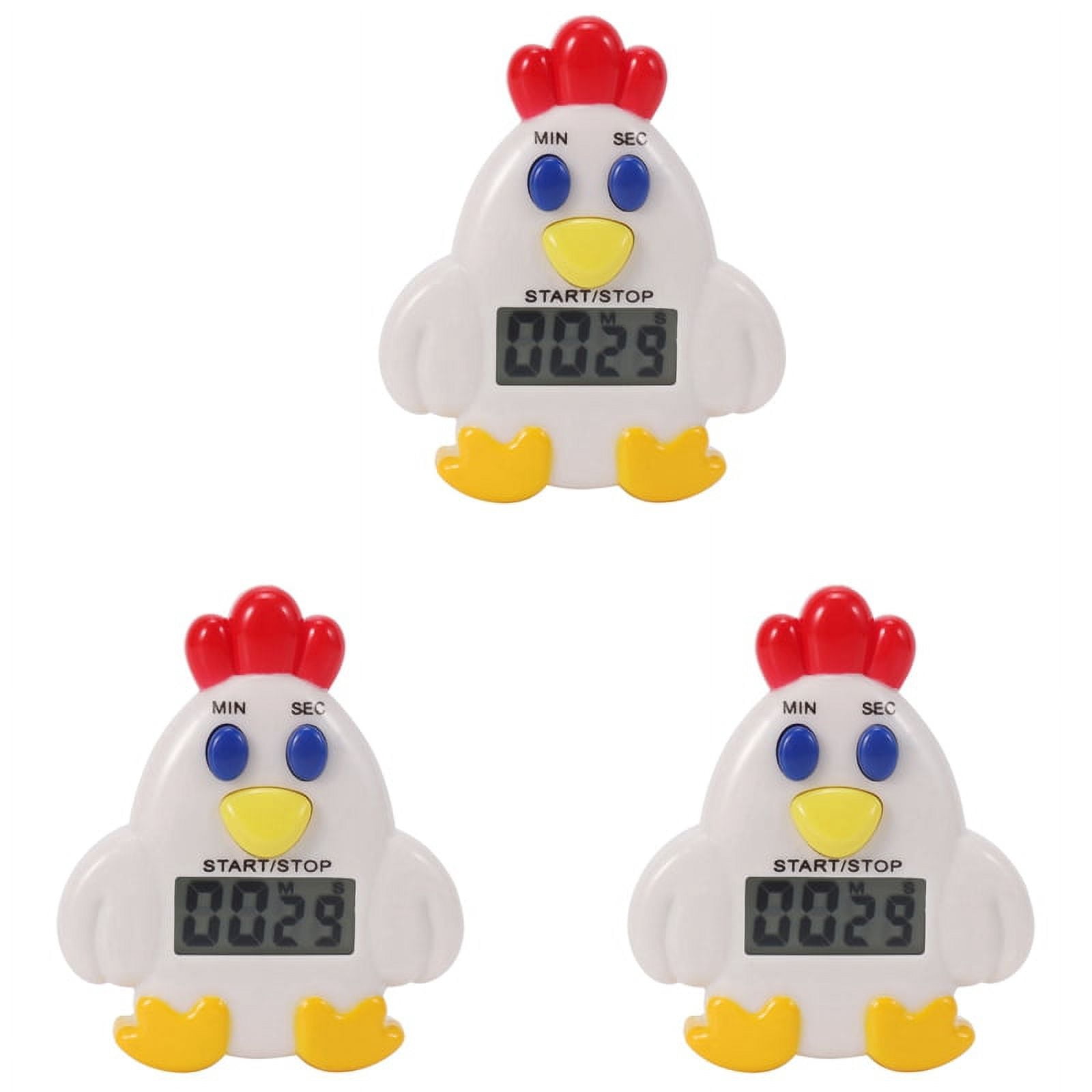 3X Kitchen LCD Digital 99 Minute 59 SEC Countdown Clip Hen Alarm Timer ...