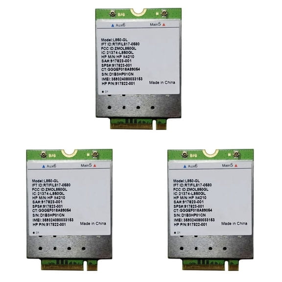 3X L850- LT4210 FDD-LTE TDD-LTE 4G Card 4G Module ,917823-001 for 430 440 450 G5 Notebook