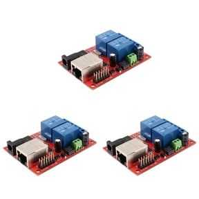 3X LAN Ethernet 2-Way Relay Board Delay Switch UDP Controller Module WEB Server