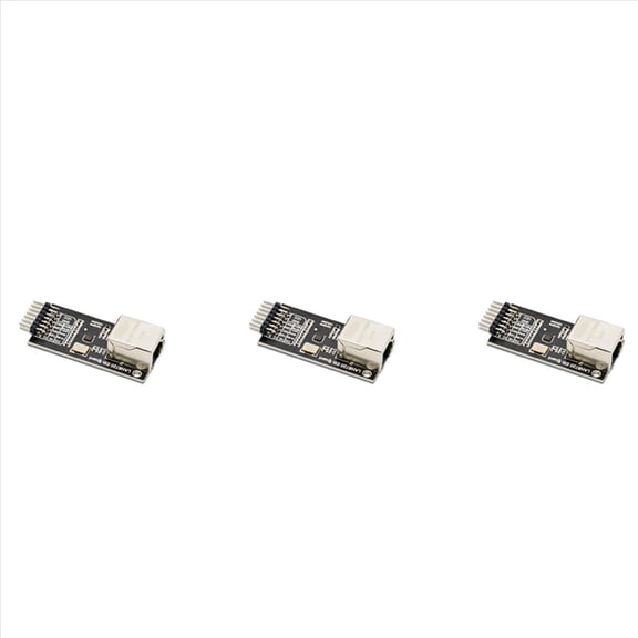 3X LAN8720 Module Network Module Ethernet Transceiver RMII Interface Development Board,3Pcs x Development board,Black