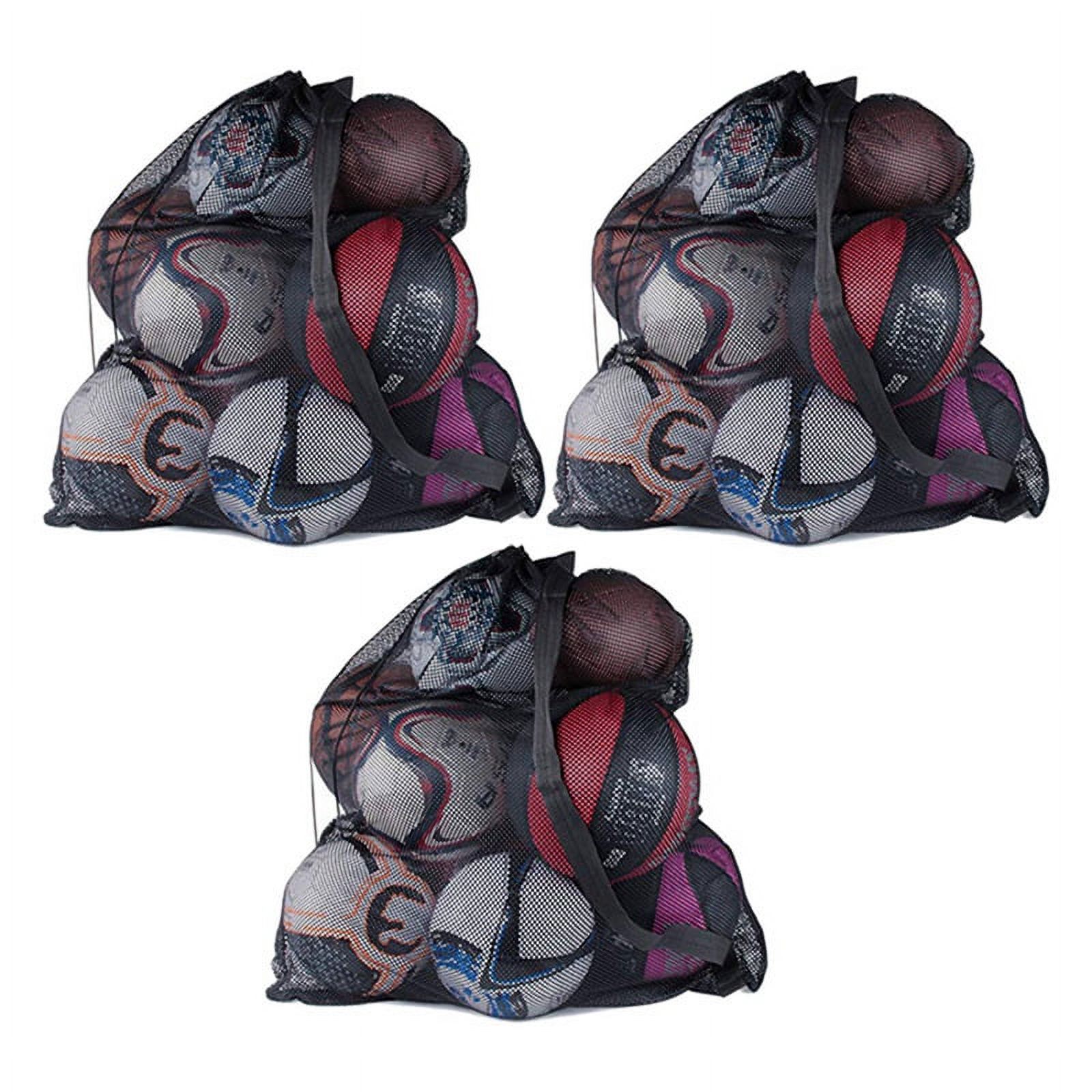 3X Large-Capacity Outdoor Sports Bag Football Basketball Bag Sports Storage Beam Net Backpack (30 x 40 Inch)