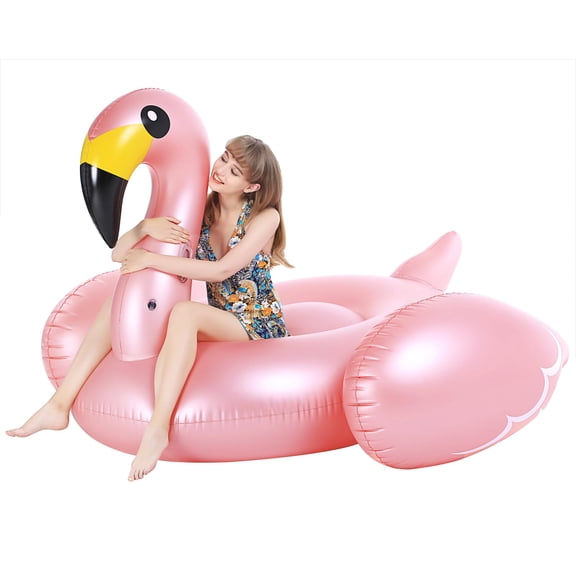 3X-Large Flamingo Inflatable Pool Float Lounge Raft