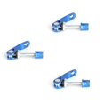 thumbnail image 1 of 3X Lever Fast Clamp Tool Alloy Bolt Saddle Road Mountain Bike Blue, 1 of 4