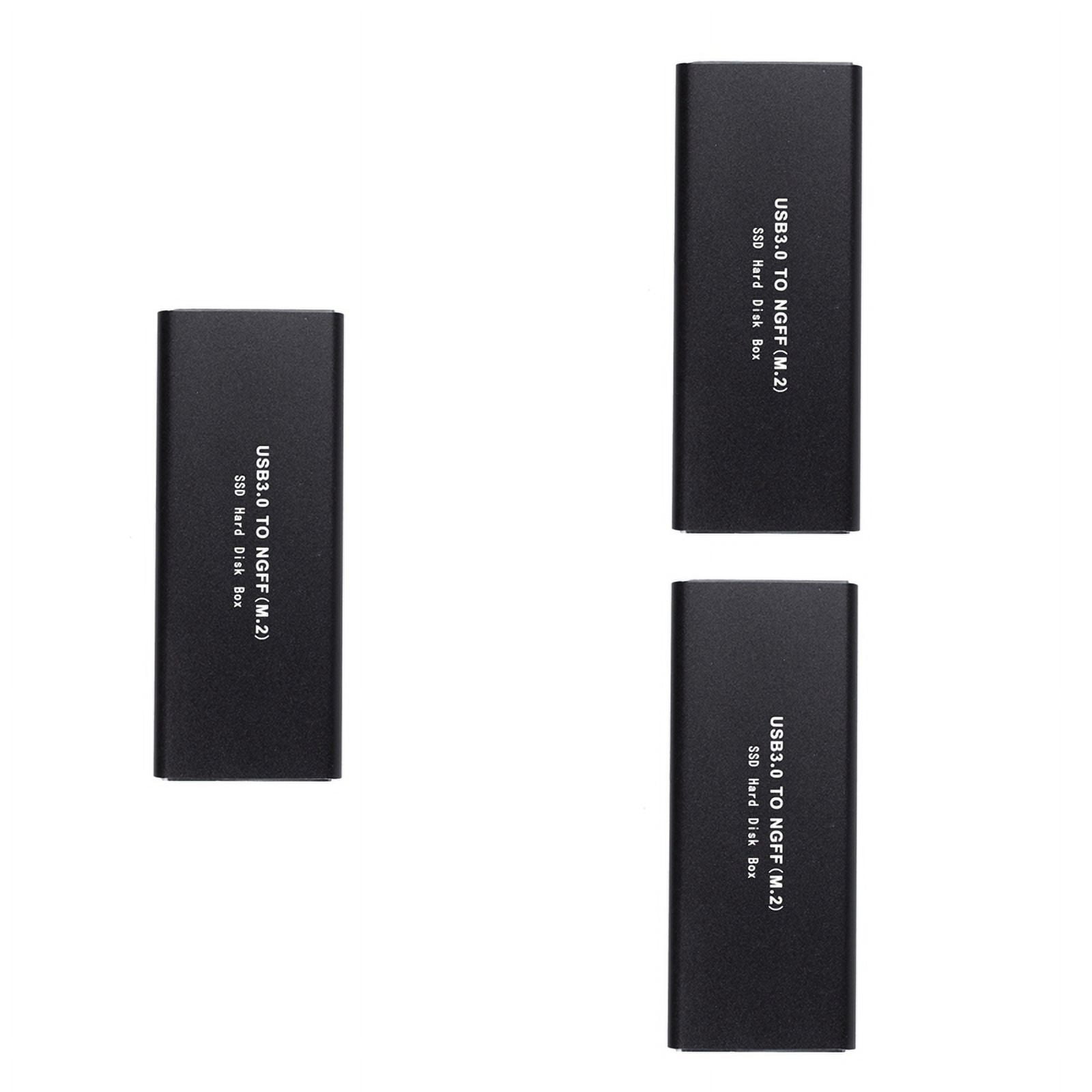 3X M.2 Sata Ssd to Usb 3.0 External Ssd Reader Converter Adapter Enclosure with Uasp,Support Ngff M.2 2280 2260 2242