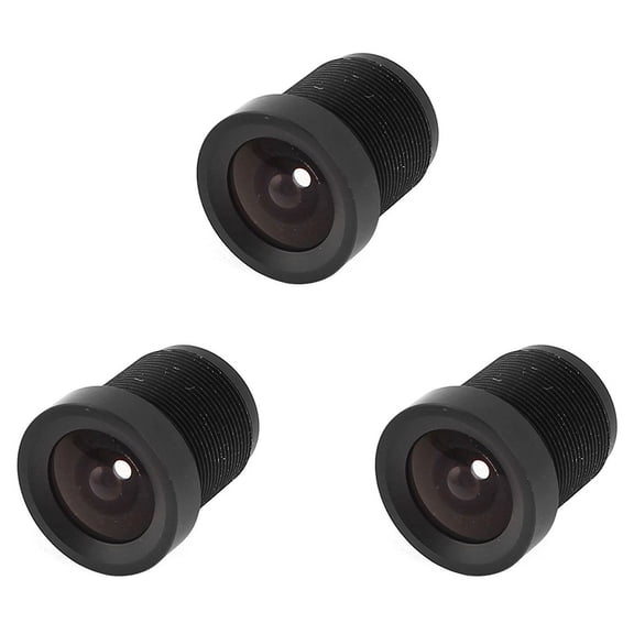 3X Thread Mount 3.6mm Length F2.0 IR Lens for CCTV,3x Camera IRIS Lens 3 x Hat,Black