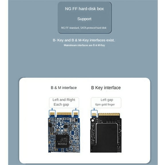 3X M2 SSD Case NGFF SATA to USB 3.1 Gen 2 5Gbps SSD Enclosure for NGFF SATA B Key/(B+M)Key SSD Hard Disk Box M.2 Adapter