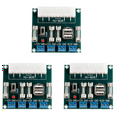 3X M28 Desktop PC Power ATX Transfer Board Power Adapter Supply Test