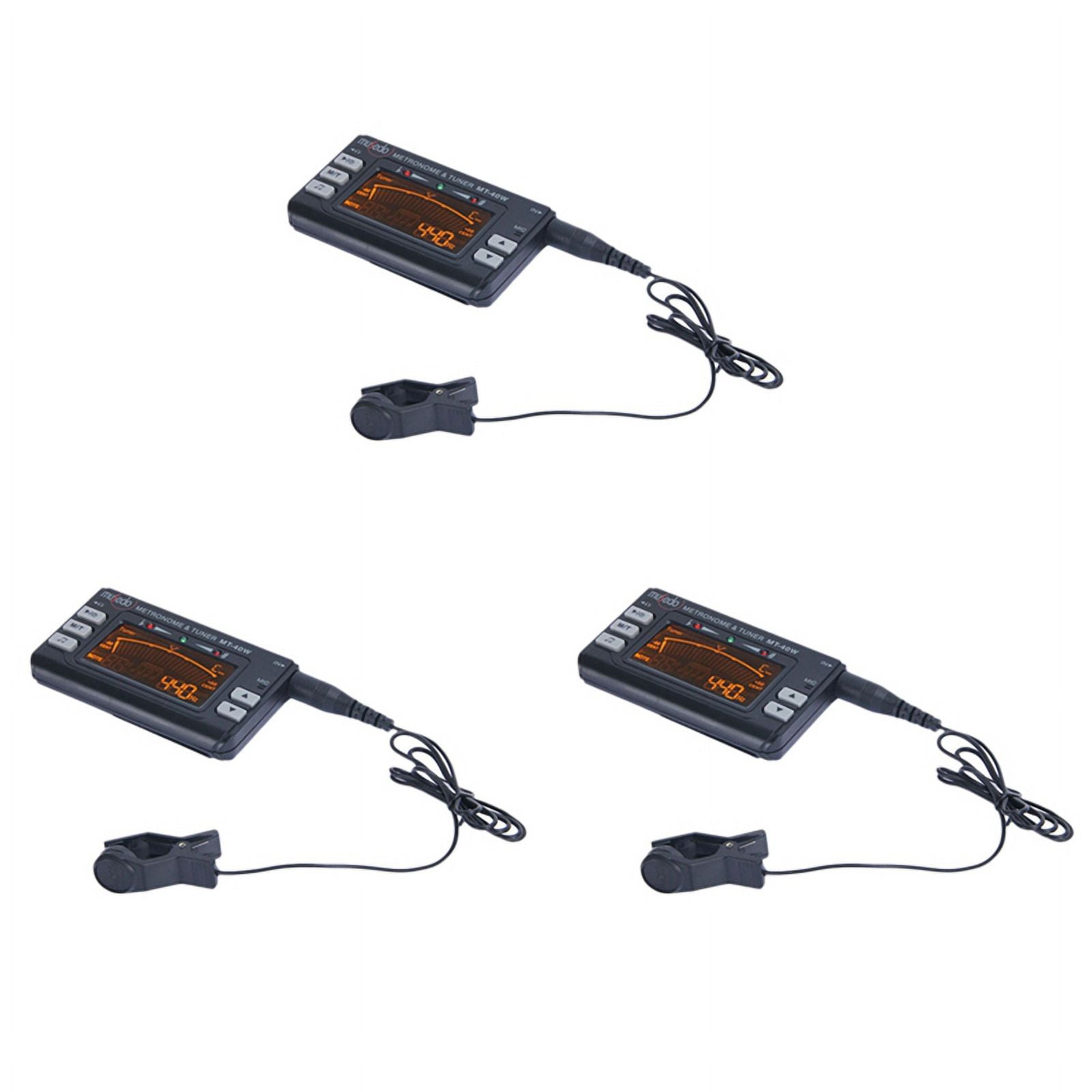 3X MT-40W Metro-Tuner Tone Generator Electronic Digital LCD LCD Clarinet Saxophone Tuner/Metronome