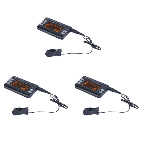 3X MT-40W Metro-Tuner Tone Generator Electronic Digital LCD LCD Clarinet Saxophone Tuner/Metronome
