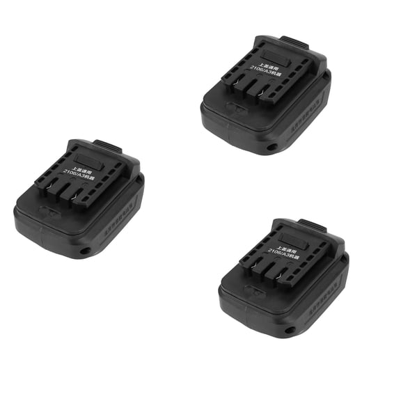 3X MTB18DYL Adapter for 18V Li-Ion Battery BL1830 HongSong JiangMi ZhiPu on 21V Lithium Electric Tool,3 * Adapter,Black