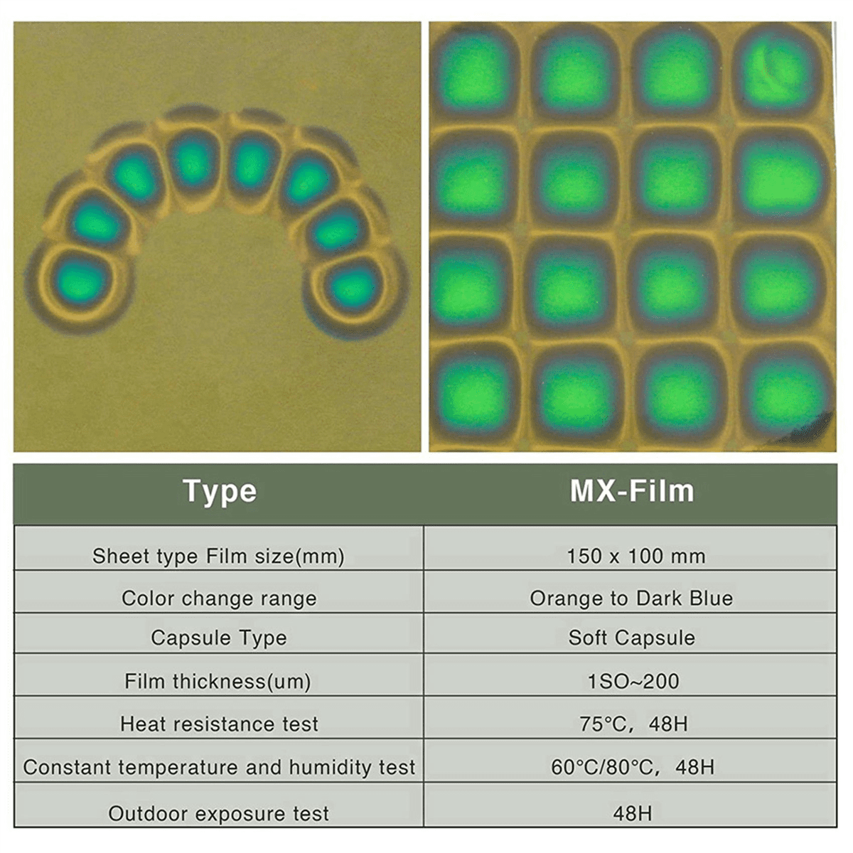 3X Viewing Film,6X4 Inch Green Field Display Film