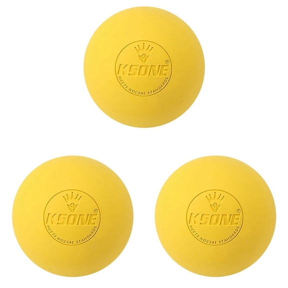 3X Massage Ball 6.3cm Fascia Ball Ball Yoga Muscle Relaxation Pain Relief Portable Physiotherapy Ball 1,3 * massage ball,Yellow
