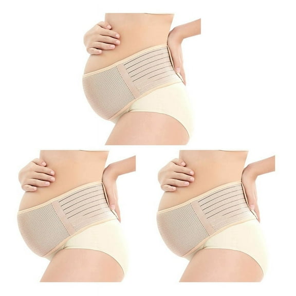 3X Maternity Support Belt Breathable Pregnancy Belly Band Abdominal Binder Adjustable Back/Pelvic Support- L