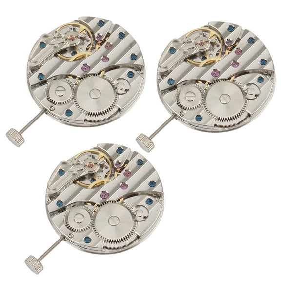 3X Mechanical Hand Winding 6497 St36 Watch Movement P29 44mm Stainless Steel Watch Case Fit 6497 Movement Watch