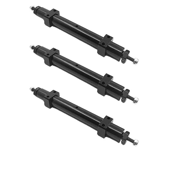 3X Metal Unpowered Axle 120mm/140mmfor 1/14 Trailer 1/10 RC Car DIY Modification -120mm