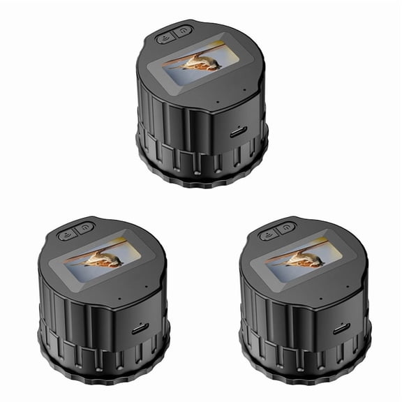 3X Microscope V13 Wifi HD Electronic Eyepiece Camera 1.5-Inch Screen Optical Eyepiece Recorder Bird-Watching Telescope,3 x Electronic eyepiece camera 3 x Data cable,Black